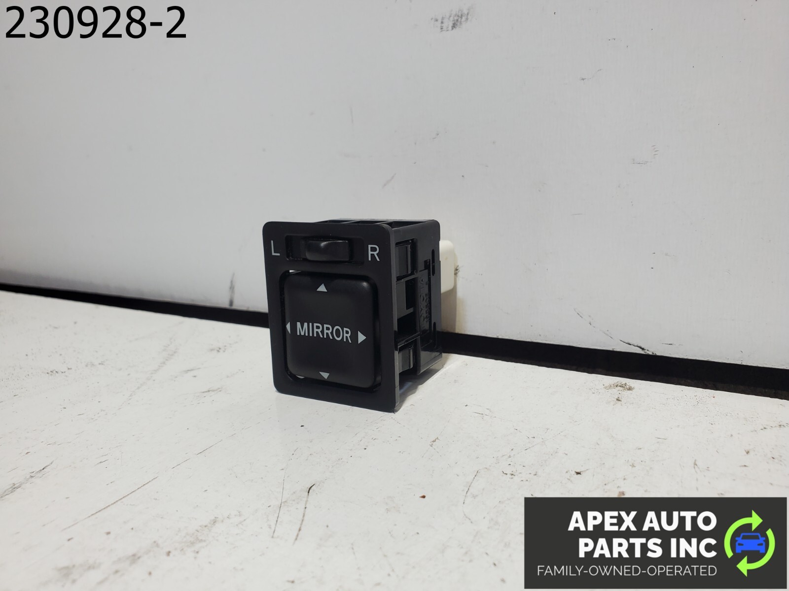 OEM 2001 LEXUS RX300 SIDE VIEW MIRROR CONTROL SWITCH BLACK - Image 4