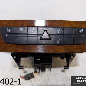 OEM 2003-2006 Mercedes E320 3.2L Hazard Switch Control Panel Wood