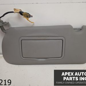 OEM 2004 Cadillac SRX 4.6L Driver Left Sun Visor Without Illumination