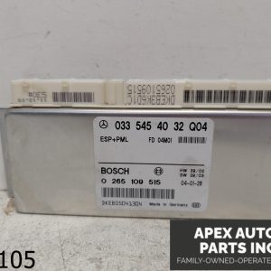 OEM 2004 Mercedes E320 3.2L ABS ESP PML STABILITY BRAKE MODULE
