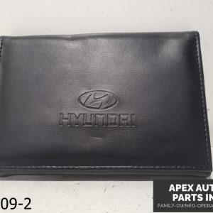 OEM 2007-2009 Hyundai Santa Fe 2.7L LEATHER CASE OWNERS MANUAL USER GUIDE