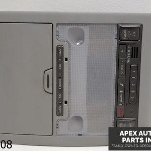 OEM 2007-2009 Lexus LS460 4.6L Front Overhead Dome Light Sunroof Control