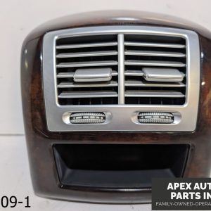 OEM 2007-2009 Mercedes S550 W216 5.5L Rear Console AC Air Vent Trim Wood
