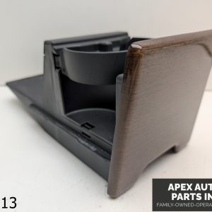 OEM 2007-2014 Volvo XC90 3.2L Center Console Wood Style Rear Cup Holder Tray