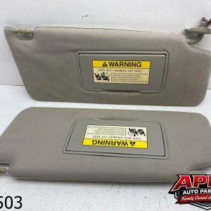 OEM 2007 Acura MDX 3.5L Left/Right Sun Visor Set Driver Passenger