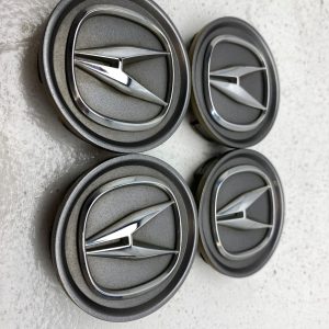 OEM 2007 Acura MDX 3.5L WHEEL CENTER CAP HUBCAP COVER RIM SILVER SET (4)