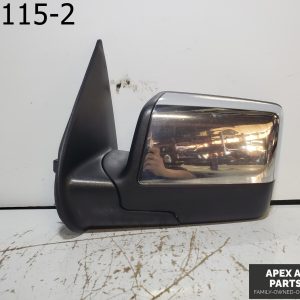OEM 2007 Ford Explorer Driver Side View Power Door Mirror Chrome N02B37002
