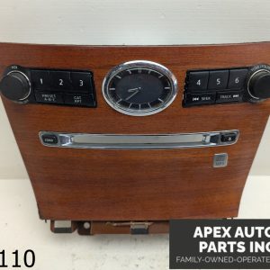 OEM 2007 Infiniti M35 3.5L LOWER CONSOLE RADIO TRIM W CLOCK BEZEL