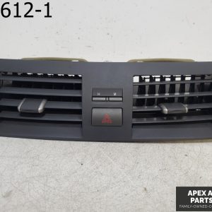 OEM 2007 Toyota Camry 2.4L Center Dash Air Vents Assembly Hazard Switch Gray