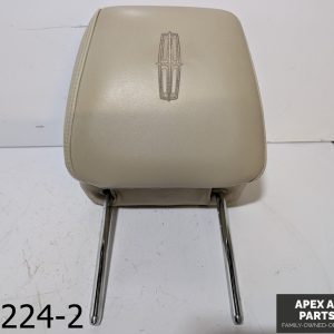OEM 2008-2011 Lincoln MKS 3.7L LEATHER HEADRESTS LEFT RIGHT FRONT