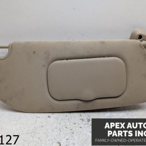 OEM 2008 Lincoln Navigator 5.4L RH Passenger illuminated Sun Visor Tan