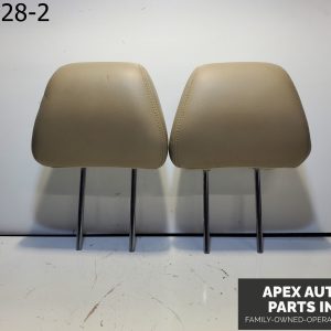 OEM 2008 Nissan Altima OEM Right And Left Front Head Rest Beige Leather