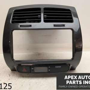 OEM 2008 Scion XD 1.8L CENTER CONSOLE DASH RADIO TRIM BEZEL W/ AIR VENTS