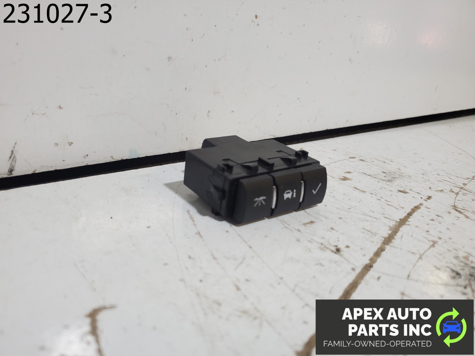 OEM 2008 Suzuki XL7 Dashboard Switch Info Wipers Washer Buttons Black - Image 3