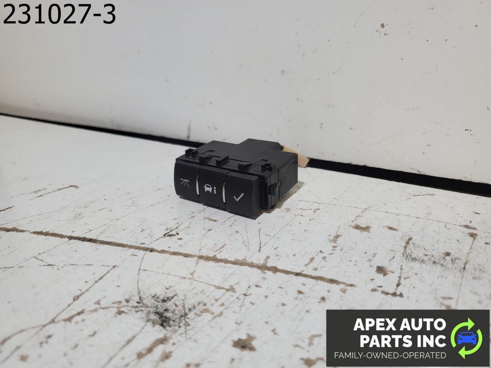 OEM 2008 Suzuki XL7 Dashboard Switch Info Wipers Washer Buttons Black - Image 4