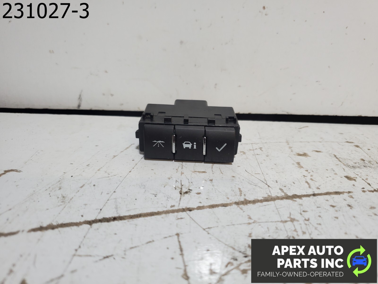 OEM 2008 Suzuki XL7 Dashboard Switch Info Wipers Washer Buttons Black