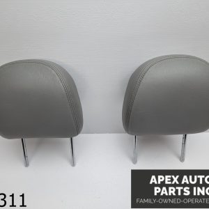 OEM 2008 Toyota Highlander 3.5L Front Tan Leather Headrest Set Left & Right