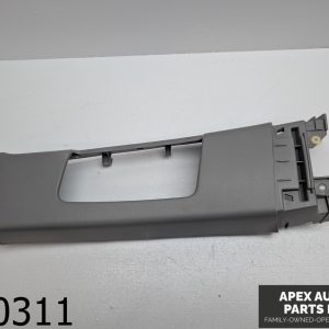 OEM 2008 Toyota Highlander 3.5L LEFT CENTER B PILLAR UPPER COVER TRIM GRAY