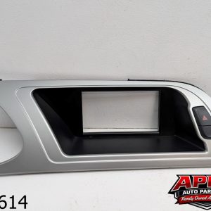 OEM 2009 Audi A4 2.0L Center Dash Radio Climate Trim Bezel