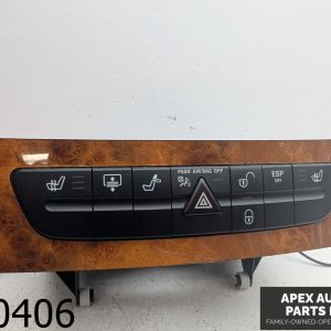 OEM 2009 Mercedes E320 3.0L Center Dash Storage compartment Assembly