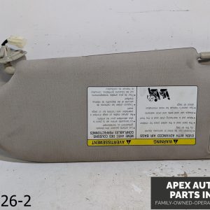 OEM 2010-2013 Infiniti G37 3.7L RIGHT PASSENGER SIDE INTERIOR SUN VISOR SUNVISOR