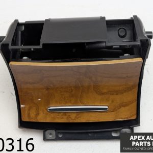 OEM 2010 Cadillac DTS 4.6L Front Ashtray Storage Compartment w Power Outlet