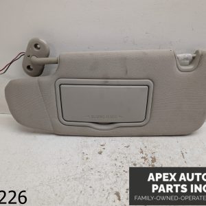 OEM 2010 Ford Fusion Hybrid 2.5L Driver Left Side Sun Visor Lighted