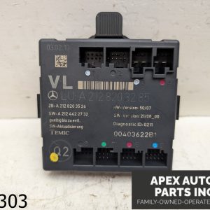OEM 2010 Mercedes C300 3.0L FRONT LEFT SIDE DOOR PANEL CONTROL MODULE