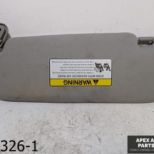 OEM 2011-2013 Kia Optima 2.0L Passenger Sun Visor Sunvisor Gray Illuminated