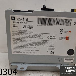 OEM 2011 Cadillac SRX 3.0L Navigation CD/AM/FM Player Radio