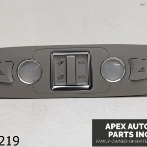 OEM 2012 Audi Q7 3.0L Rear Dome Light Lamp Sunroof Control Switch Panel