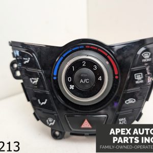 OEM 2013 Hyundai Veloster 1.6L A/C Heater Climate Manual Temperature Control