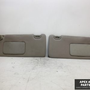 OEM 2013 Subaru Impreza Driver & Passenger Side Sun Visor Pair Set Vinyl