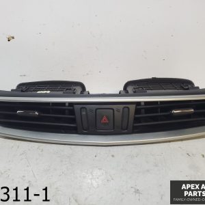 OEM 2014-2016 Nissan Rogue 2.5L Center Dash Air Vent With Hazard Switch Black