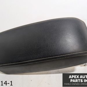 OEM 2014-2018 Jeep Cherokee 2.4L Front Floor Console Black Leather Armrest