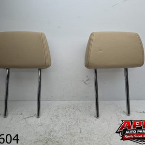 OEM 2014 BMW X3 2.0L Left & Right Seat Headrest Set 2 Beige Leather