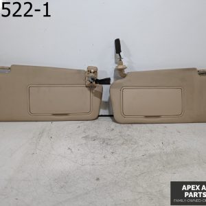 OEM 2014 KIA Sedona 3.5L LH Driver Side Sun Visor With Mirror Tan