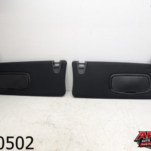 OEM 2015 Dodge Dart 2.4L Driver & Passenger Side Sun Visor Pair Set Black