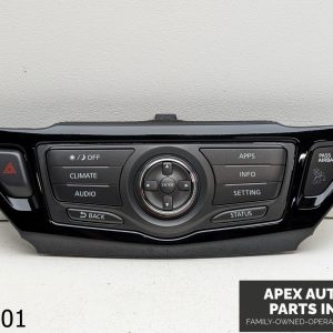 OEM 2017-2020 Nissan Pathfinder 3.5L DASH NAVIGATION INFO AUDIO CONTROL SWITCH