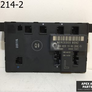 OEM Mercedes C230 2006 Front Left Door Control Module 2038201585
