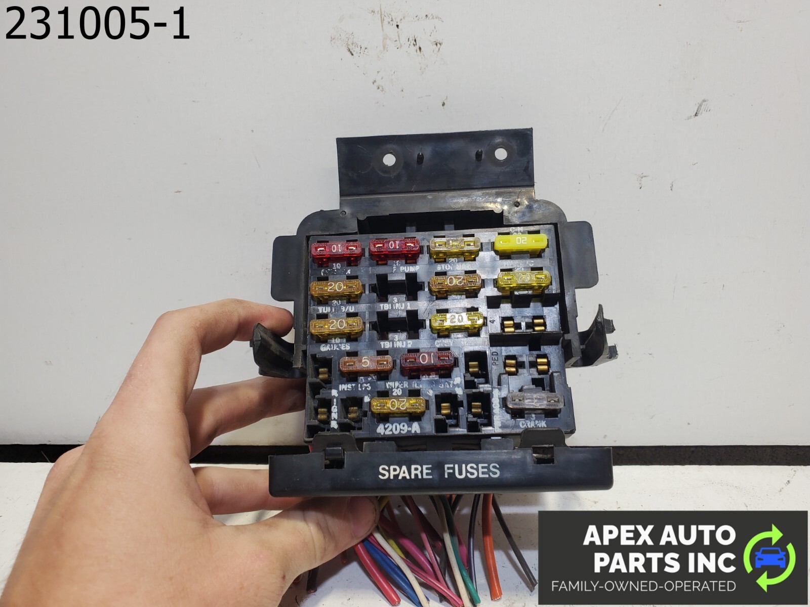 OEM Pontiac Fiero 1985 UNDER DASH CABIN FUSE BOX - Image 8