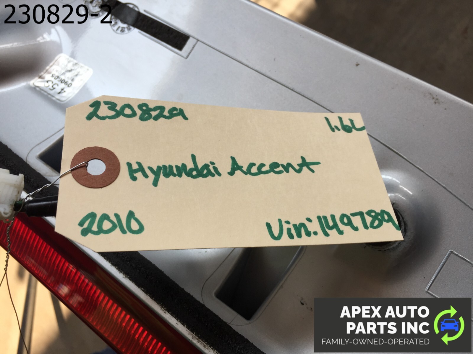 2005 - 2011 Hyundai Accent Hatchback - Rear Spoiler - 87210-1E200 - Image 13