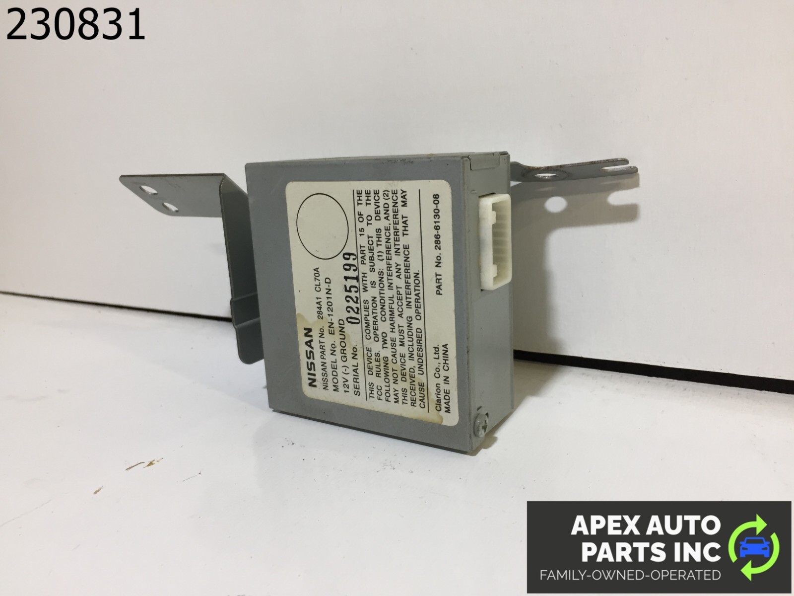 2008 2007 2006 2005 Infiniti FX35 Rear Camera Control Module OEM 284A1CL70A - Image 4