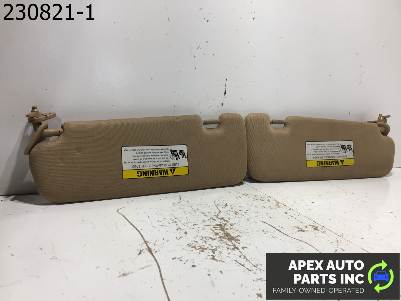 2011-2014 Hyundai Sonata Left & Right Side Sunvisor Sun Visor Shade Set Pair - Image 3