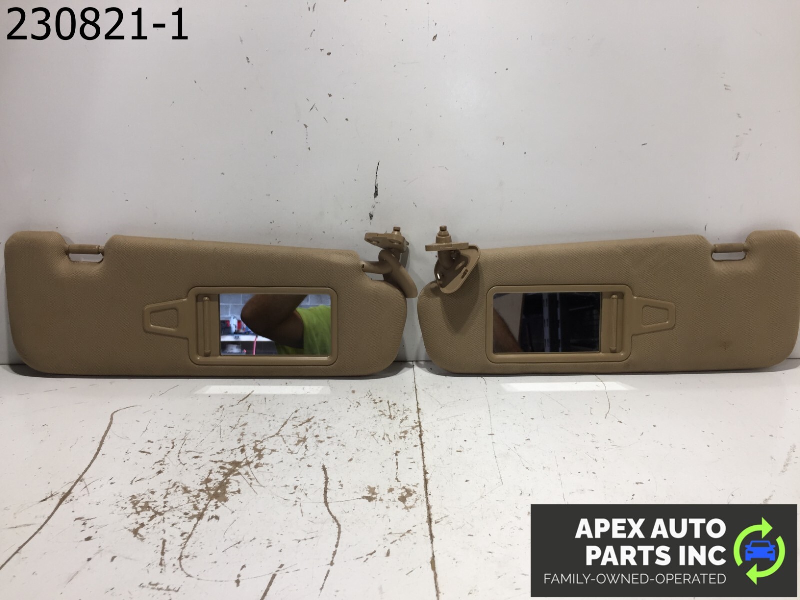 2011-2014 Hyundai Sonata Left & Right Side Sunvisor Sun Visor Shade Set Pair - Image 8