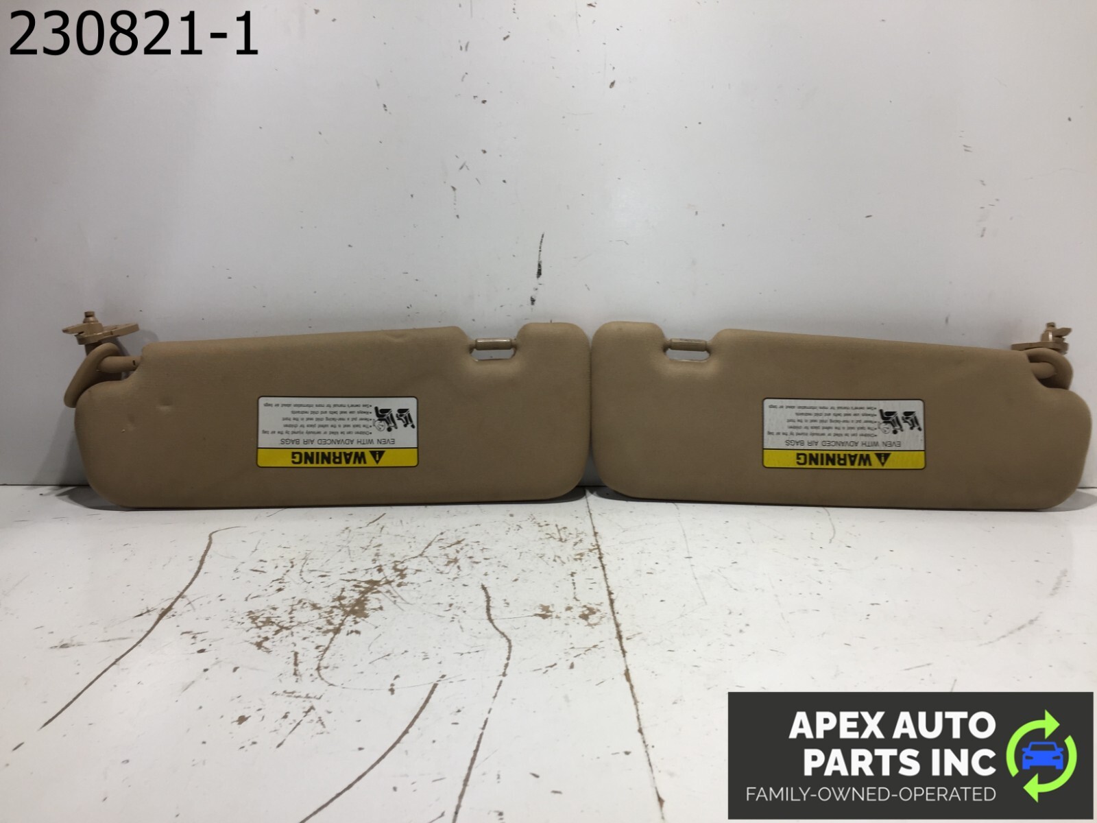 2011-2014 Hyundai Sonata Left & Right Side Sunvisor Sun Visor Shade Set Pair