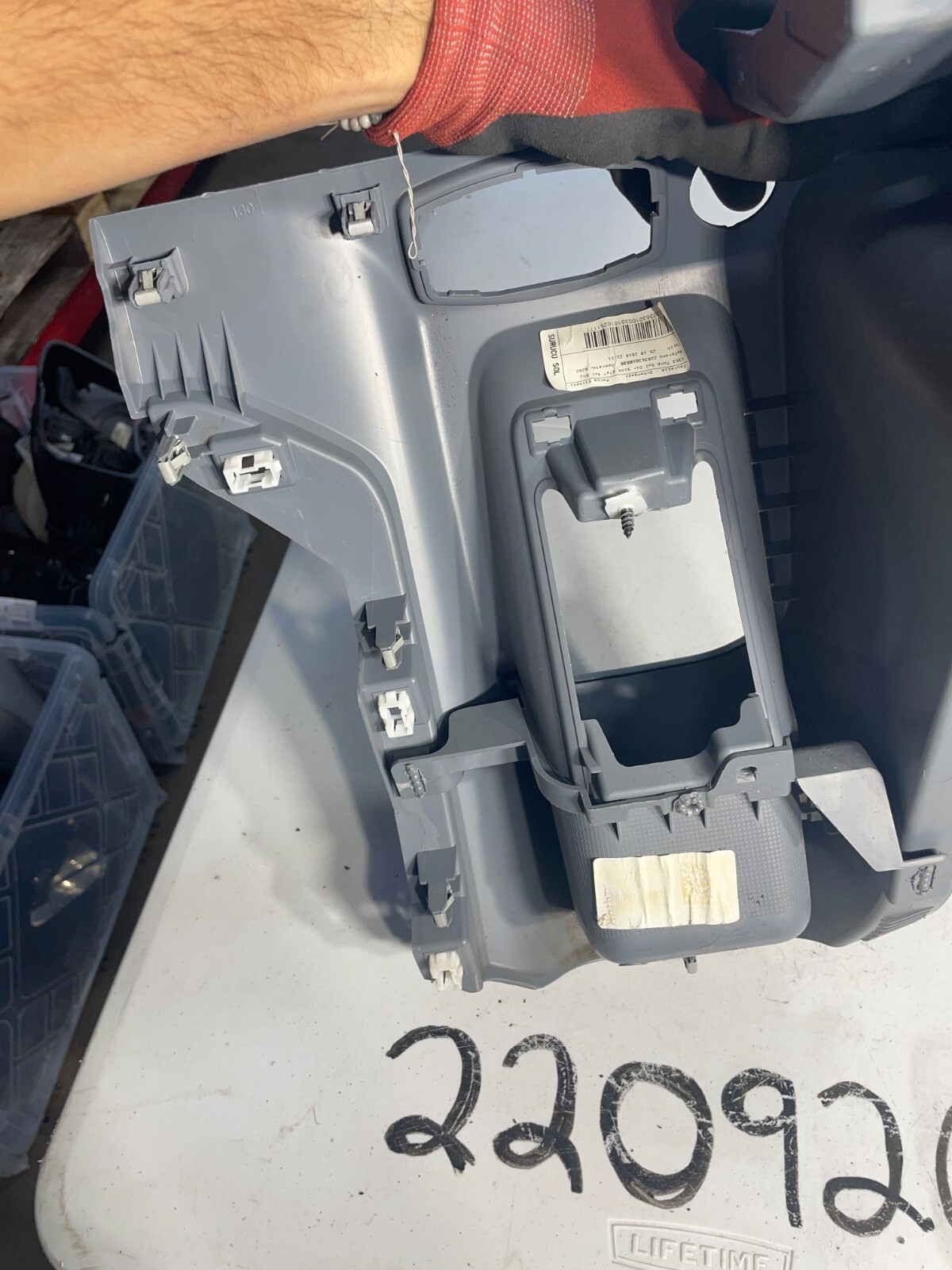 2015-2019 OEM FORD TRANSIT-150 DASHBOARD LEFT LOWER TRIM CUP HOLDER BK31V044L02 - Image 7