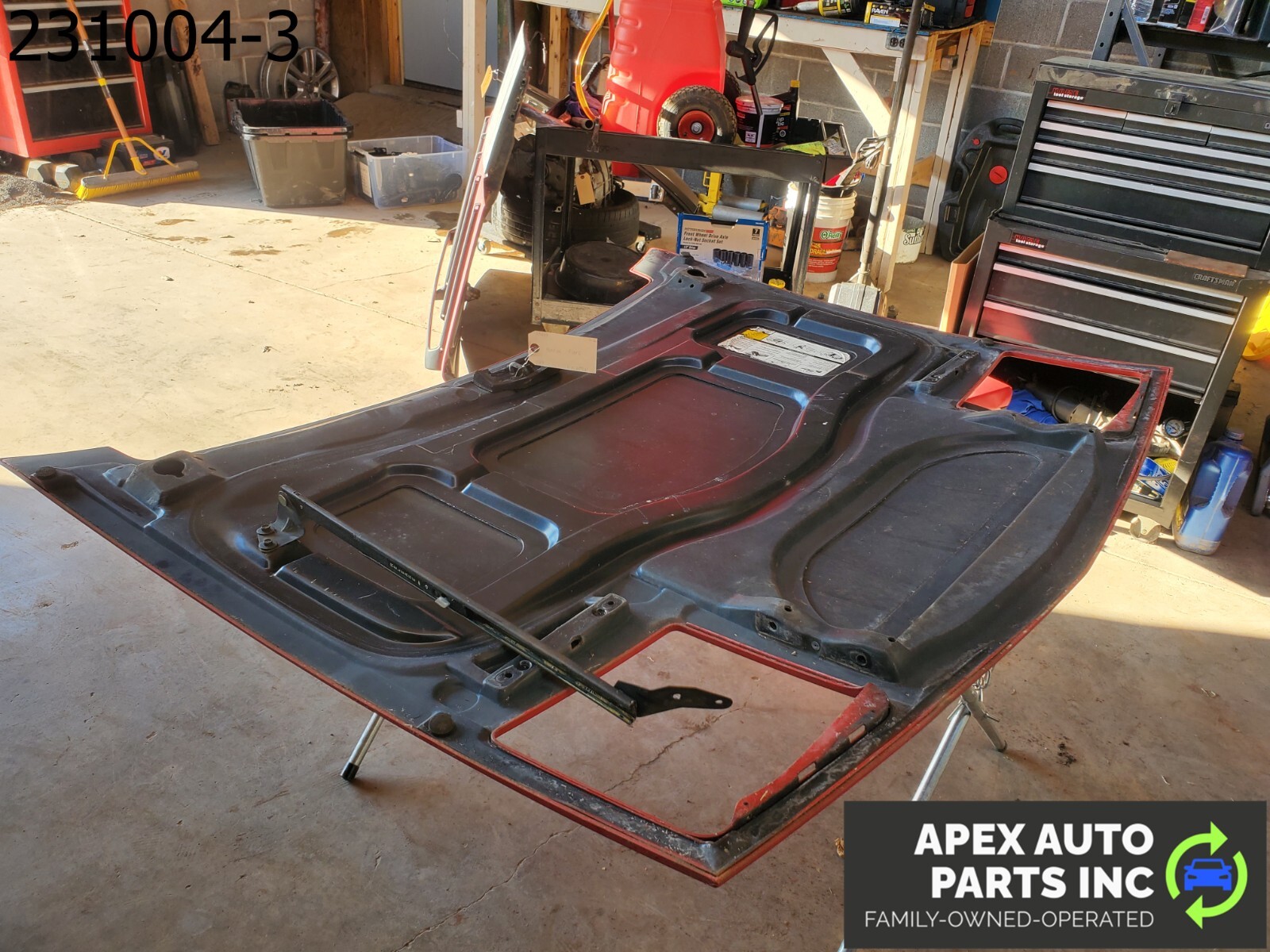 *LOCAL PICKUP* OEM 1984 Pontiac Fiero RED Hood Bonnet Cover - Image 9