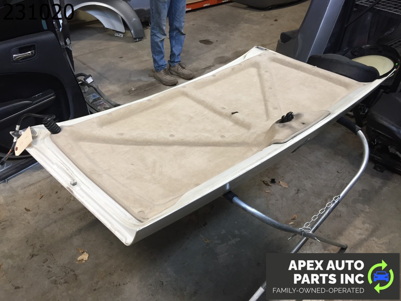 *LOCAL PICKUP* OEM 1990 Cadillac Allante TRUNK LID WHITE - Image 14