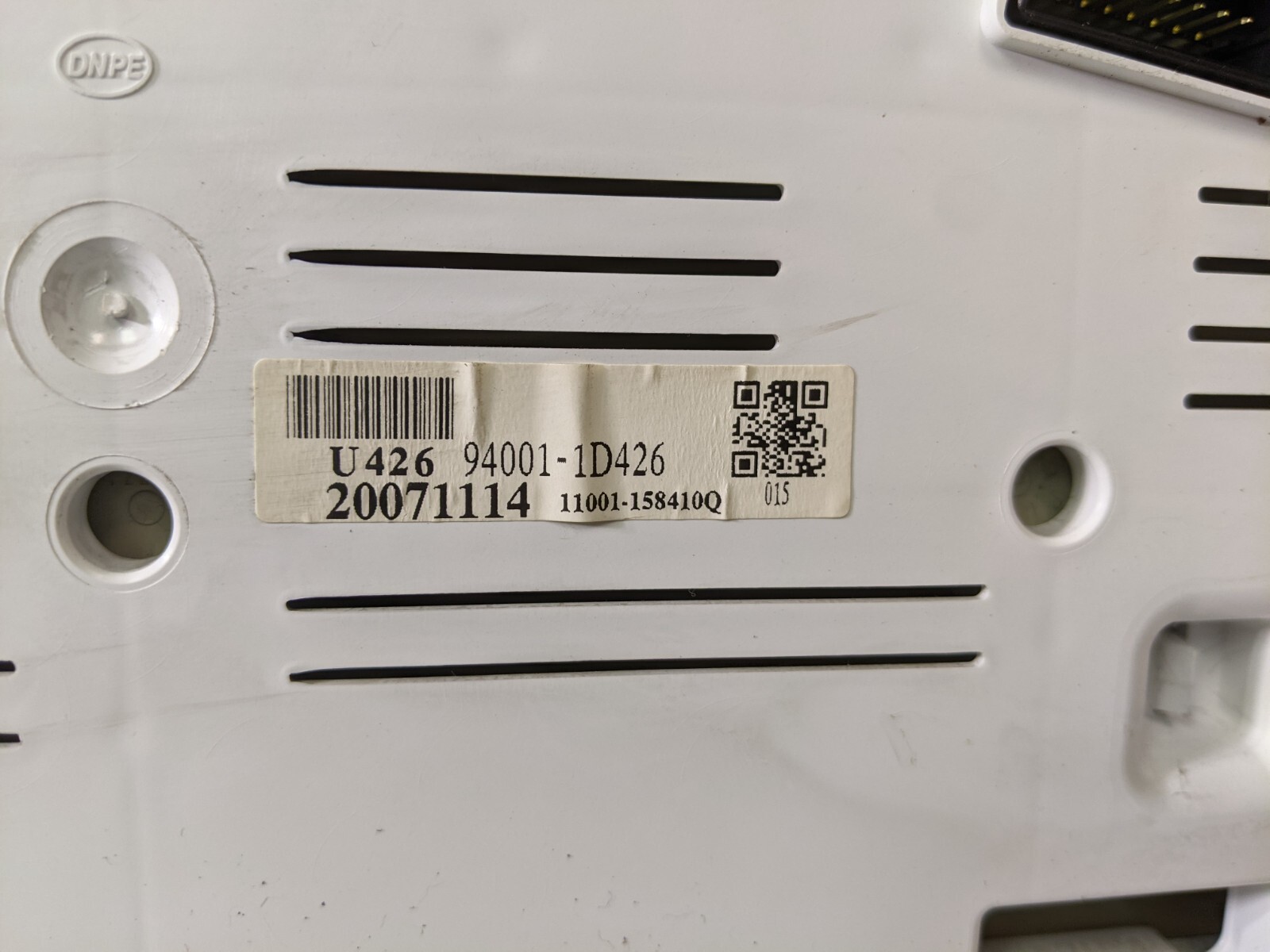 OEM 08 KIA RONDO LX 2.4L SPEEDOMETER CLUSTER 180,712 MILES - Image 5